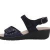 Sandalen Und Sandaletten Carl Semler Schuhfabrik GmbH u0026 Co. KG | Ramona – Midnightblue – Sandalette