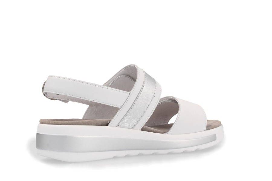 Sandalen Und Sandaletten Carl Semler Schuhfabrik GmbH u0026 Co. KG | Hanna – Weiss/Silber – Sandalette